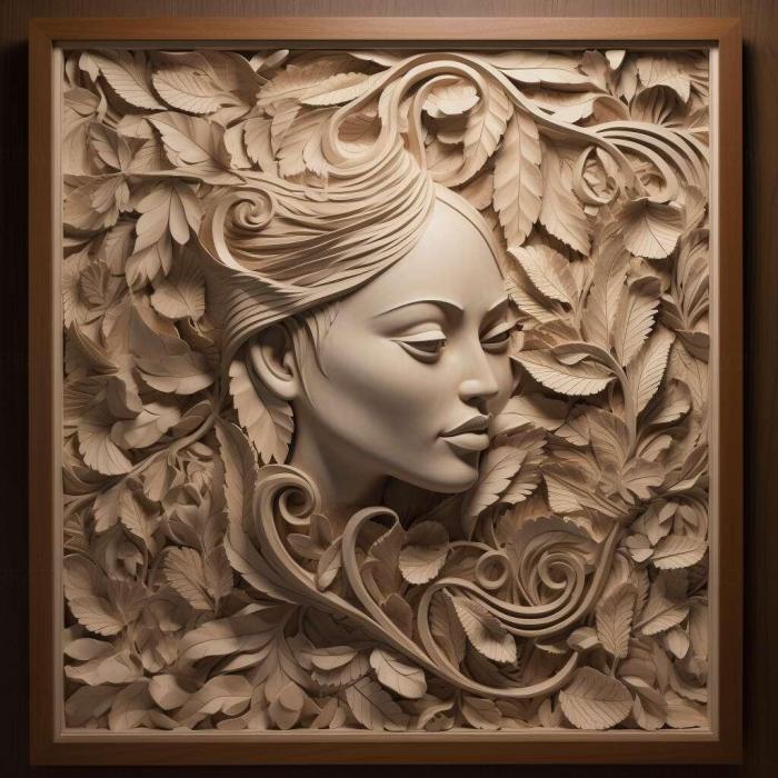 نموذج ثلاثي الأبعاد لآلة CNC 3D Art 